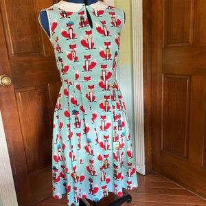 Fox Pattern Dress